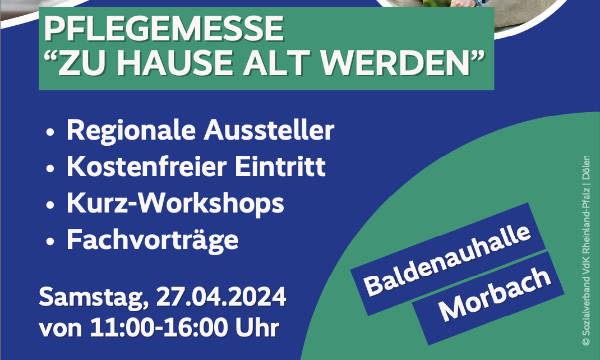 Pflegemesse „Zu Hause alt werden“ am 27.04.2024 in Morbach